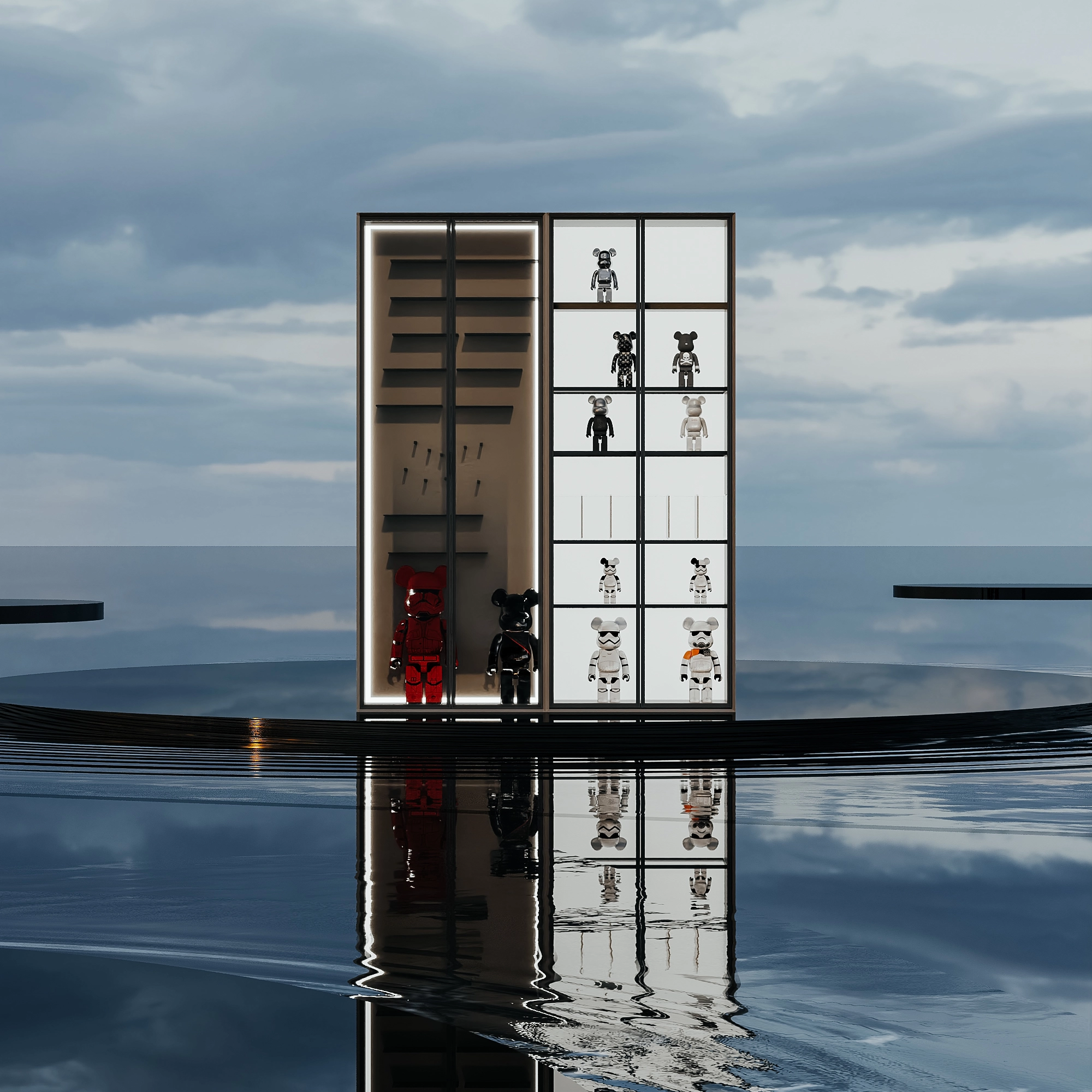 Midorm Meda Display Cabinet 2